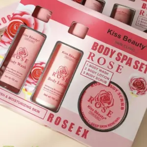 Set Rosas Bodys y Exfoliantes