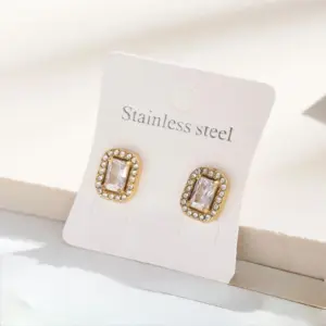 Aretes Rectangulares Circonio