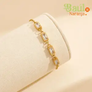 Pulsera Diamantes Rectangulares