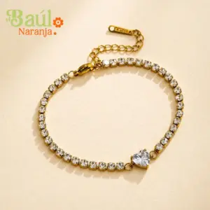 Pulsera Diamante Corazon