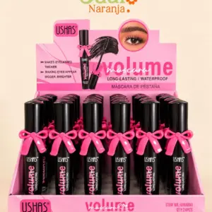 Mascara de Pestañas Ushas Black Pink Lazo